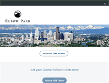 Tablet Screenshot of elbowpark.com